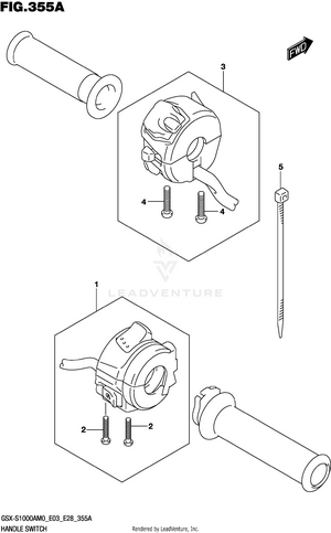 Handle Switch (e03,e33) Schematic