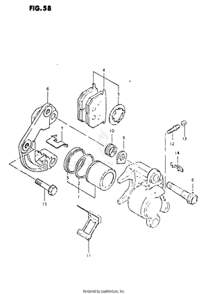 Front Calipers (model Z) Schematic