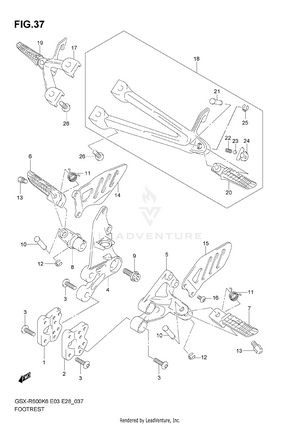 Footrest Schematic