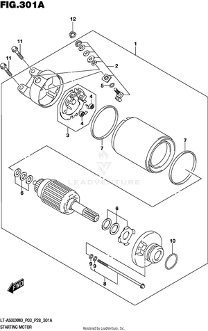 Starting Motor Schematic