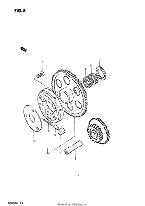 Starter Clutch Schematic