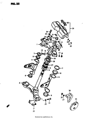 Steering Stem Schematic
