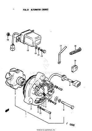 Alternator (denso) Schematic