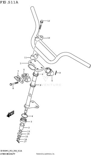 Steering Shaft Schematic