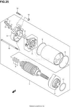 Starting Motor Schematic
