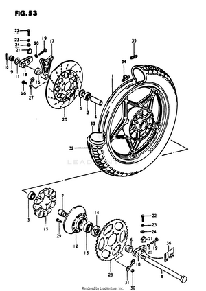 Rear Wheel Schematic