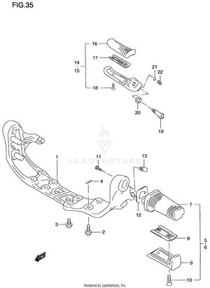 Footrest Schematic