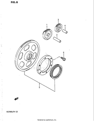 Starter Clutch Schematic