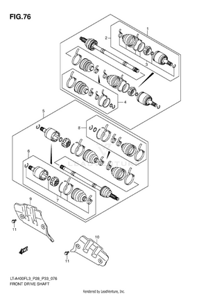 Front Drive Shaft Schematic