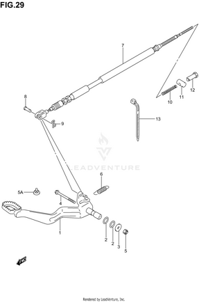 Rear Brake Schematic