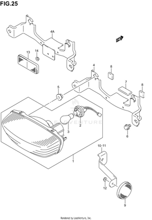 Rear Combination (model K2/k3) Schematic