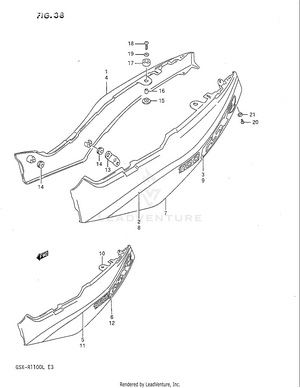 Frame Cover (model K) Schematic