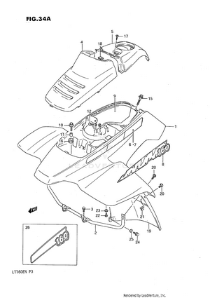 Front Fender (model L/m/n) Schematic