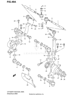 Knuckle Arm (model K2) Schematic