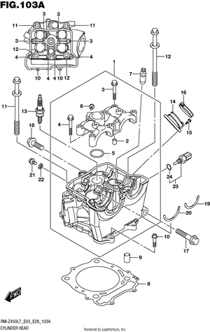 Cylinder Head Schematic