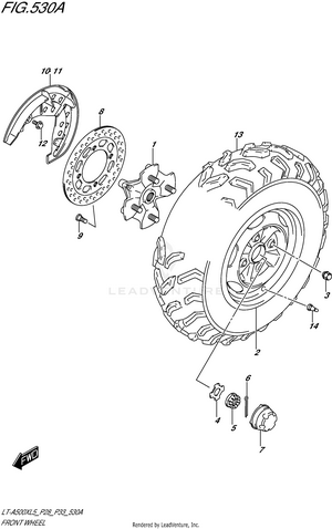 Front Wheel Schematic