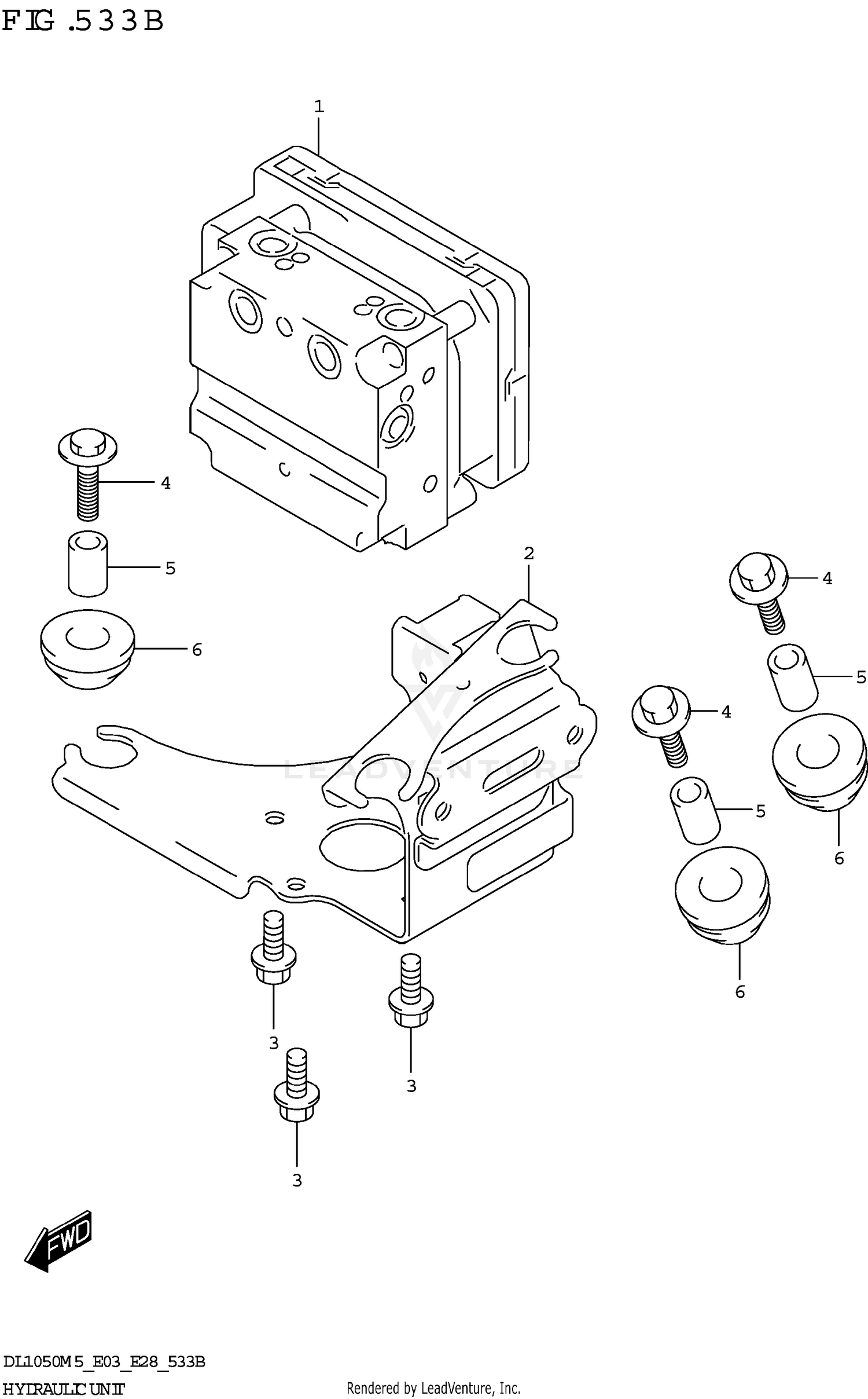 HYDRAULIC UNIT (DL1050RJ)