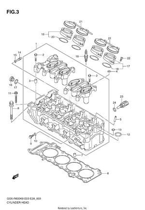 Cylinder Head Schematic