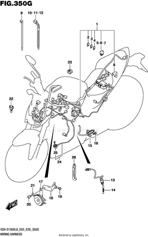 Wiring Harness (gsx-s1000al8 E33) Schematic