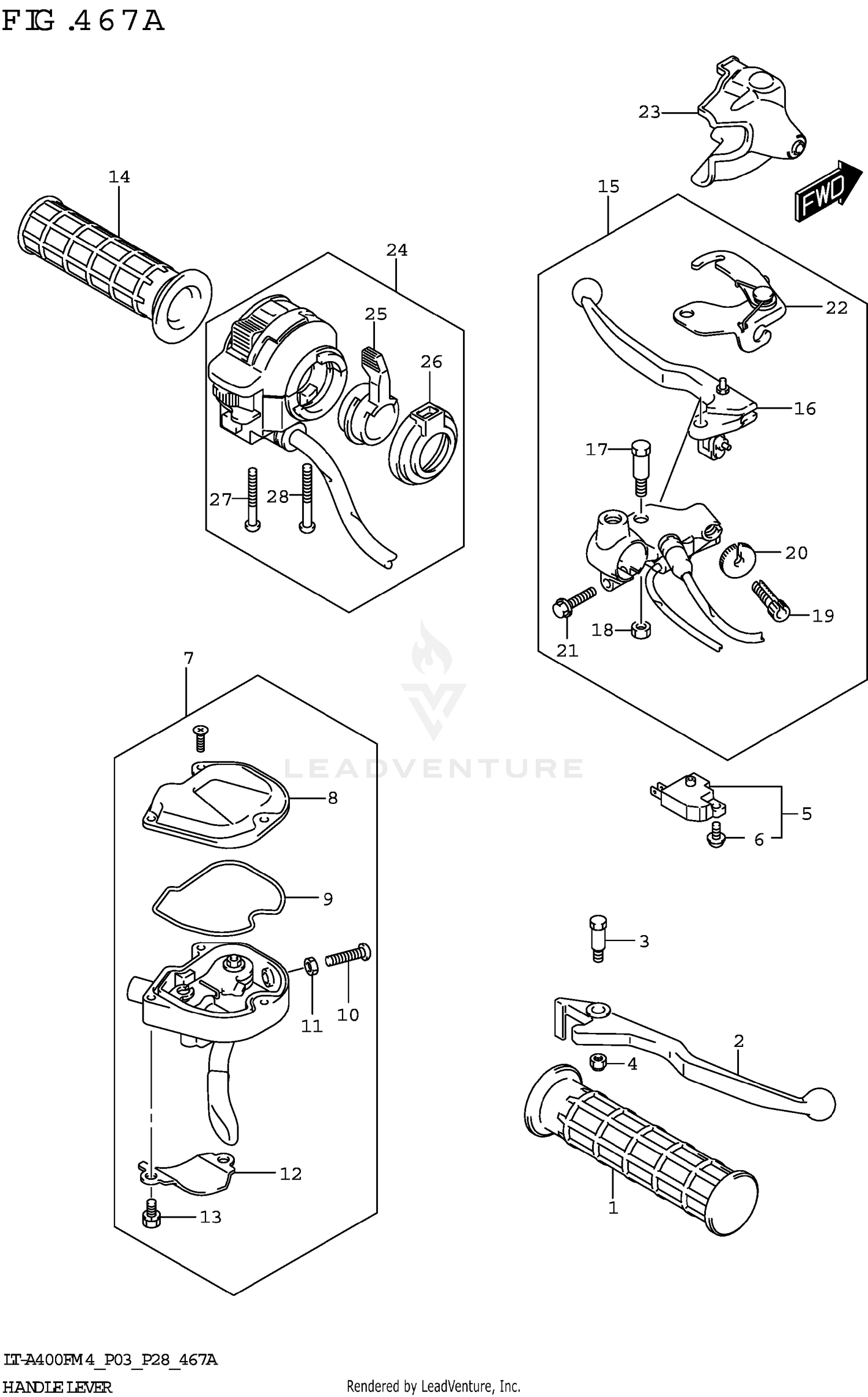 HANDLE LEVER