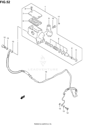 Clutch Master Cylinder Schematic