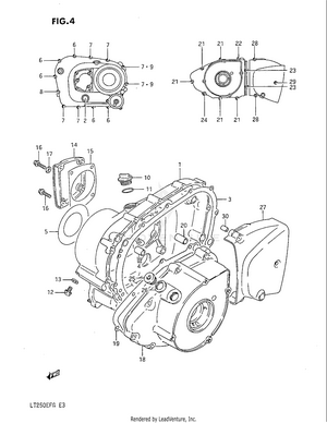 Crankcase Cover Schematic