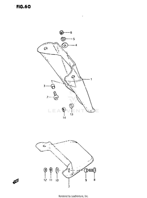 Rear Fender Extension (optional) Schematic