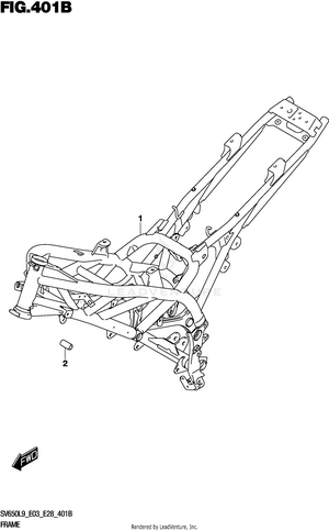 Frame (sv650l9 E33) Schematic