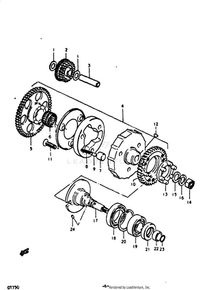 Starter Clutch Schematic