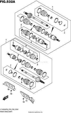 Front Drive Shaft Schematic