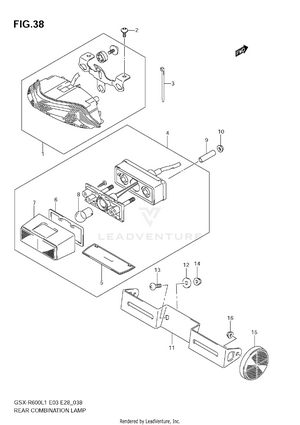 Rear Combination Lamp Schematic