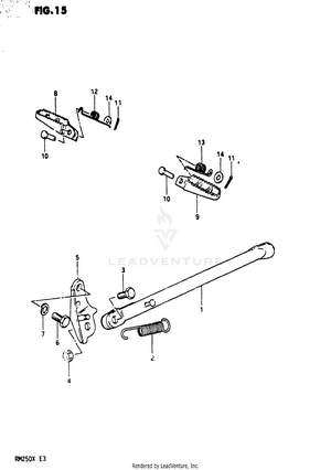 Stand - Footrest Schematic