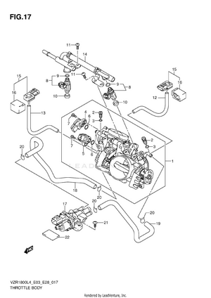 Throttle Body (vzr1800zl4 E28) Schematic