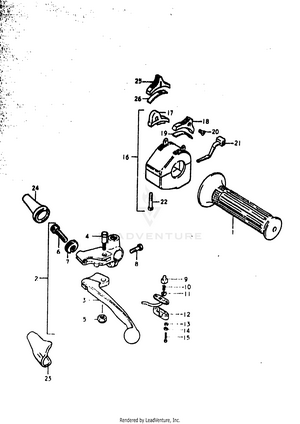 Lh Handle Switch (gs1000n Schematic