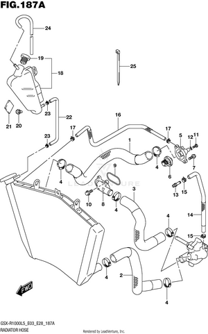 Radiator Hose Schematic