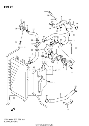 Radiator Hose Schematic