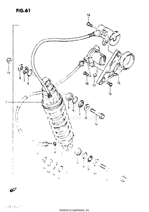 Rear Shock Absorber Schematic