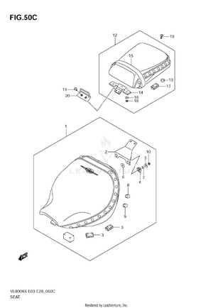 Seat (vl800tk9) Schematic