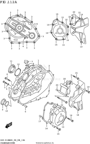 Crankcase Cover Schematic