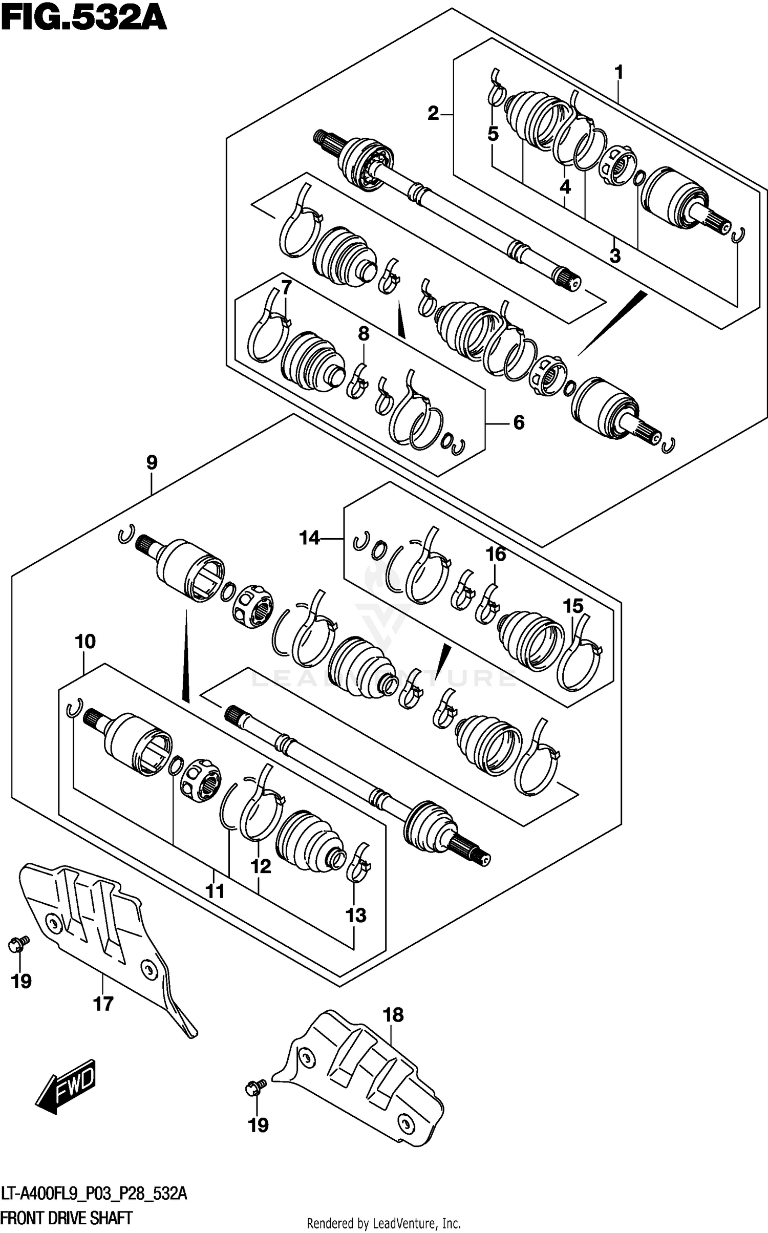 FRONT DRIVE SHAFT
