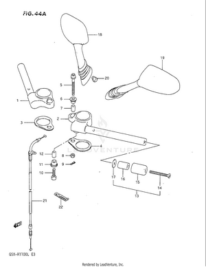 Handlebar (model L) Schematic