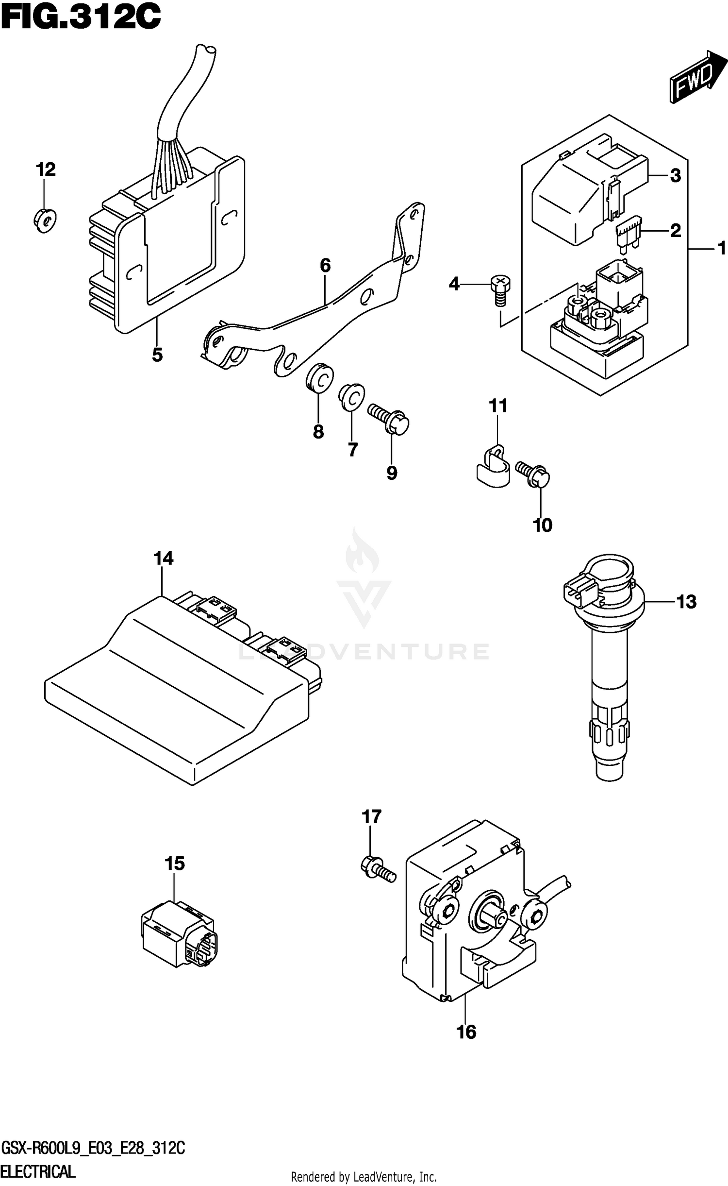 ELECTRICAL (GSX-R600L9 E33)