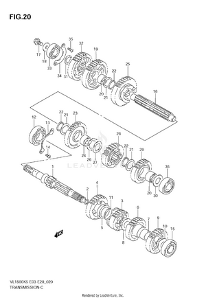 Transmission (model K5) Schematic