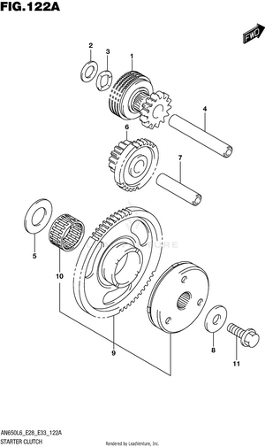 Starter Clutch Schematic