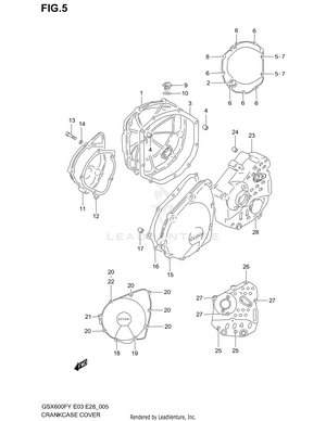 Crankcase Cover Schematic