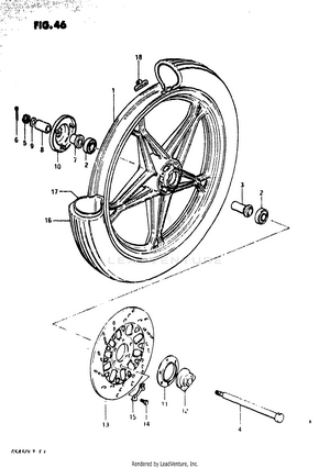 Front Wheel (model Z) Schematic