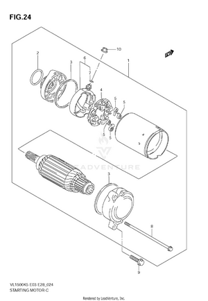 Starting Motor Schematic