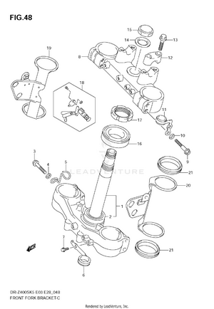 Front Fork Bracket Schematic