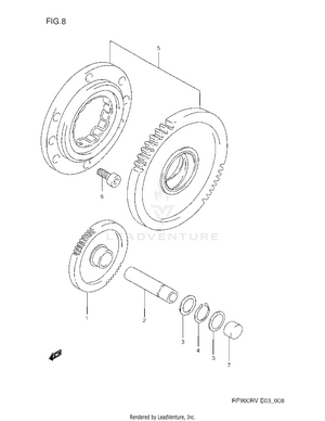 Starter Clutch Schematic