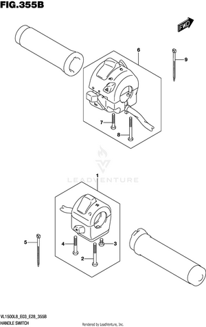Handle Switch (vl1500bl8 E28) Schematic